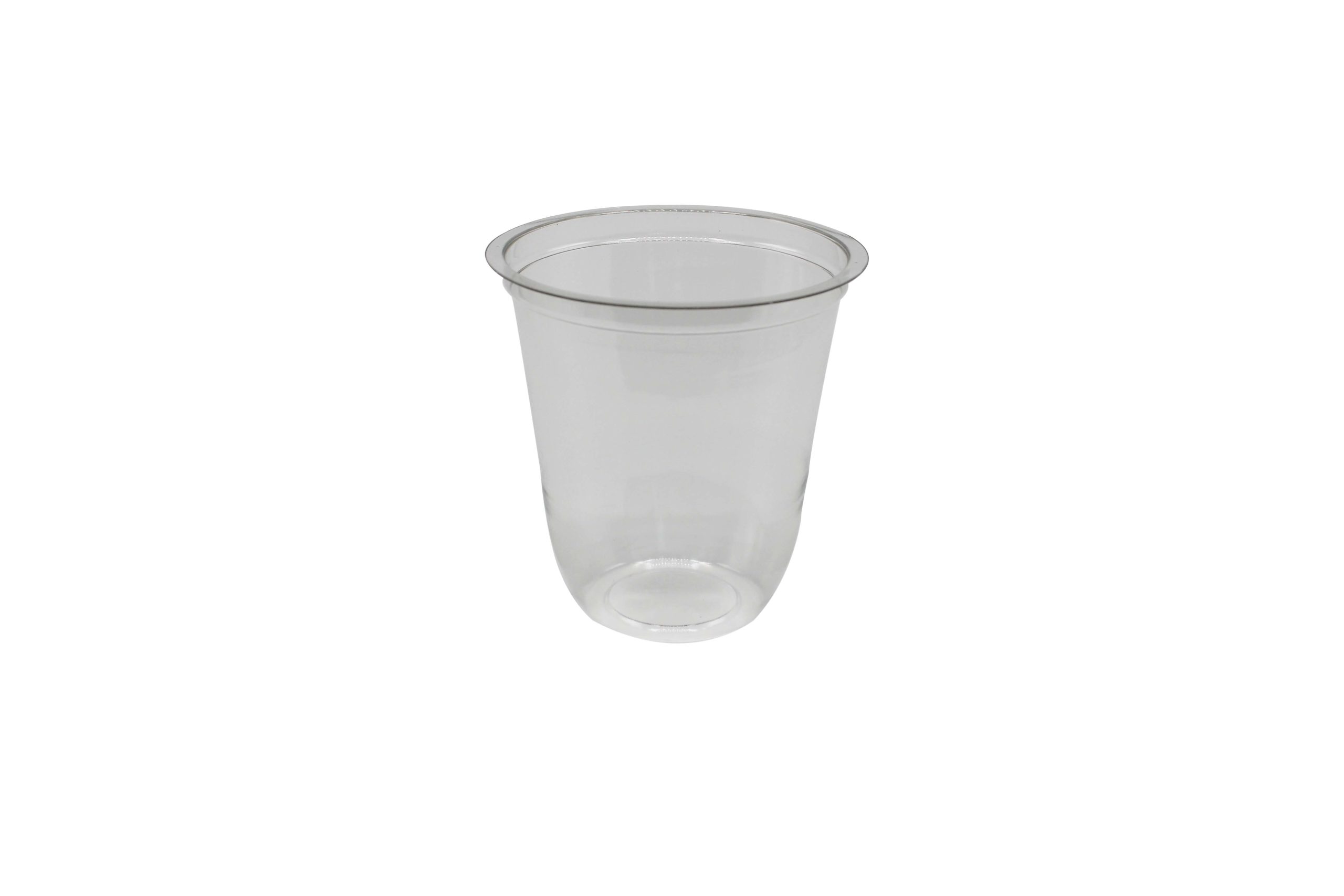 clear plastic open top cup