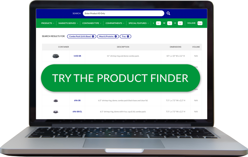 how to find the right product, try the product finder words on a laptop display