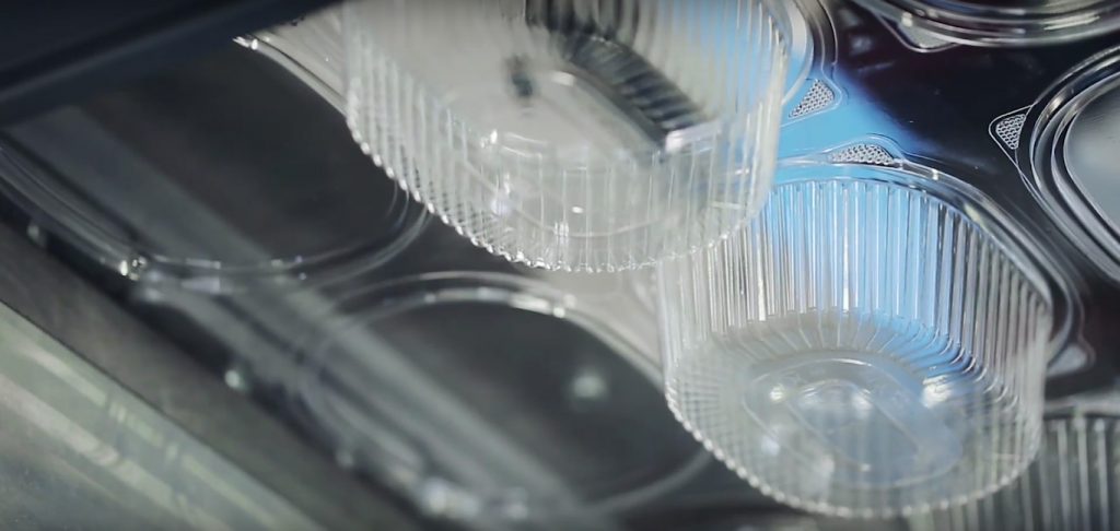 Bottom of plastic comtainers